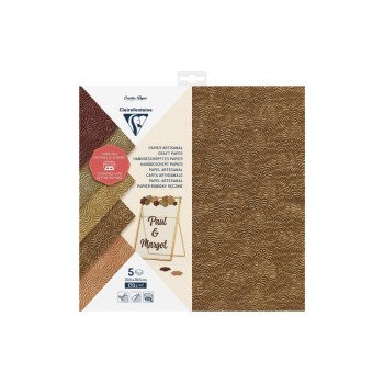 Clairefontaine Papier Block Muster, 170g/m2, 30.5x30.5cm, 5 Blatt, z.plotten Clairefontaine Papier Block Muster, 170g/m2, 30.5x30.5cm, 5 Blatt, z.plotten