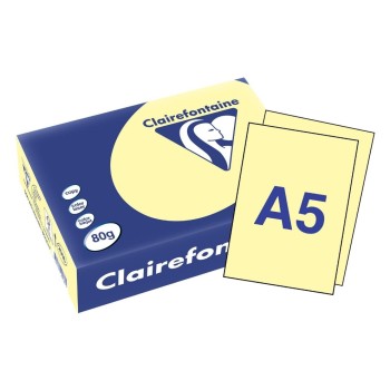 Clairefontaine Kopierpapier Trophée A5, yellow, 500 Blatt, 80gm2, A5