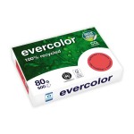 Clairefontaine Papier pour photocopie Evercolor A4, Rouge, 80 g/m²,500 Blatt