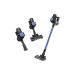 CLEANmaxx Aspirateur à main/manche sans fil Bleu/Noir