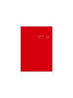 Clevs Unterrichtsheft with Datum 2024/2025, Ausgabe Ad5d - for all Stufen, red, 52 KW