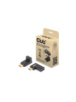 Club 3D, USB Type-C Gen.2 gewinkelte Adapte, Adapter, bis zu 4K120Hz, 2er Set