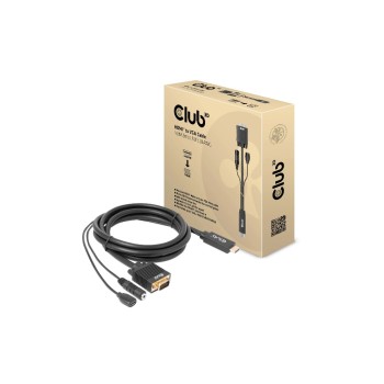 Club 3D, HDMI auf VGA-cable, cable, 2 Meter Club 3D, HDMI auf VGA-cable, cable, 2 Meter