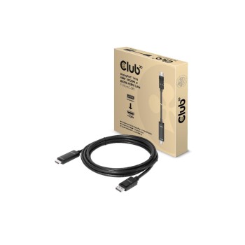 Club 3D, DP 1.4 auf HDMI HDR cable, 3.0 Meter, HDMI 4K120Hz oder 8K60Hz HDR10 Club 3D, DP 1.4 auf HDMI HDR cable, 3.0 Meter, HDMI 4K120Hz oder 8K60Hz HDR10
