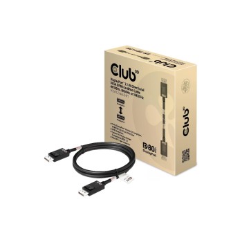 Club 3D, DP 2.1 Bi-Dirwktionales cable, 1.2 Meter Club 3D, DP 2.1 Bi-Dirwktionales cable, 1.2 Meter
