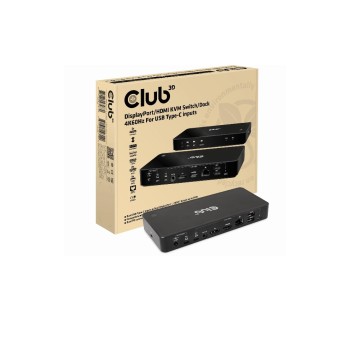 Club 3D Station d'accueil CSV-1585 DisplayPort/HDMI KVM