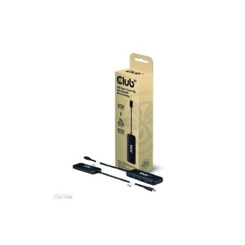 Club 3D,USB Typ-C 4Port 10G Daten-Hub, mit PD3.0 Ladefunktion