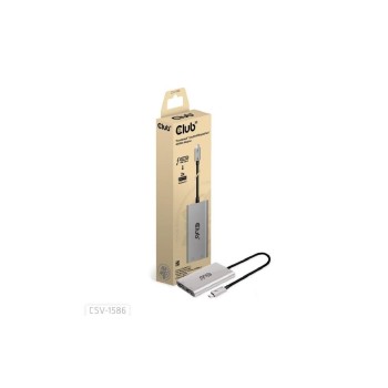 Club 3D,TB3 au Dual DP-Port, 4K60Hz Adapter