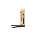Club 3D, Hub Type-C 7 in 1, HDMI, USB-A, PD Type-C, Ethernet, MicroSD