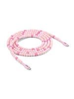 Club 3D, USB Lifestyle USB-C Perlen cable, PD 60W 480 Mbps 2m M/M Rosa