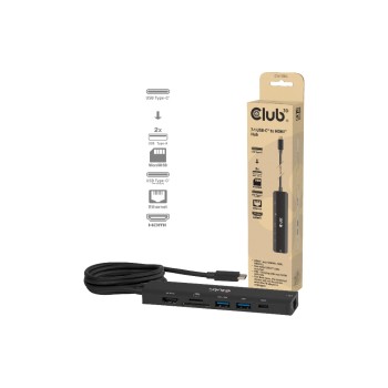 Club 3D Station d'accueil CSV-2555 Hub Type-C 7-1 Club 3D Station d'accueil CSV-2555 Hub Type-C 7-1