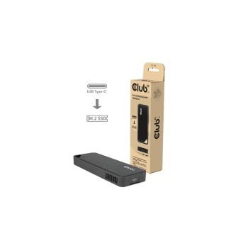 Club 3D CAC-2510 M.2 SSD-NVMe Gehäuse, mit Kühllüfter USB4 40Gbps