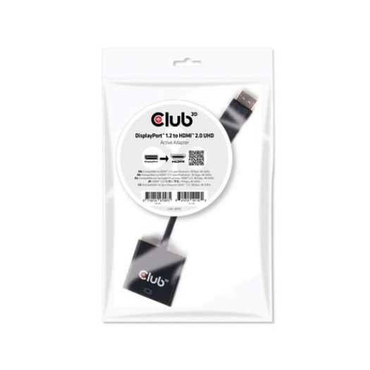 Club 3D Adaptateur 4K DisplayPort 1.2 - HDMI 2.0