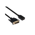Club 3D, DVI auf HDMI 1.4 Kabel, 2.0 Meter, bidirektional, m/f