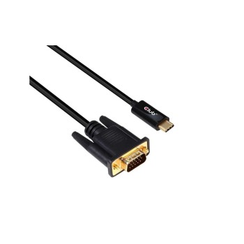 Club 3D Câble USB Type-C - VGA, 5 m, en activité