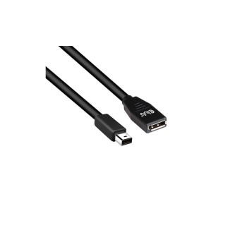 Club 3D, mDP auf DP 1.4 HBR3 8K60Hz, Verlängerungscable, 1.0 Meter bidir., m/f Club 3D, mDP auf DP 1.4 HBR3 8K60Hz, Verlängerungscable, 1.0 Meter bidir., m/f