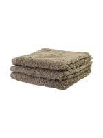 COCON Waschlappen 30x30 cm, taupe, 3 Stk., 100% Baumwolle, 550g/m2, made in Portugal
