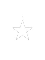 COCON Étoile LED, fil métallique, Ø 30 cm