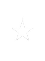 COCON Étoile LED, fil, 50 cm