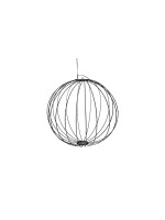 COCON Boule LED 3D, fil métallique, Ø 45 cm