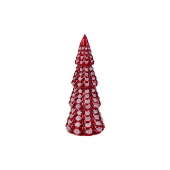 COCON Sapin de Noël à LED, rouge