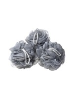 COCON Éponge de douche Gris, 3 pièces
