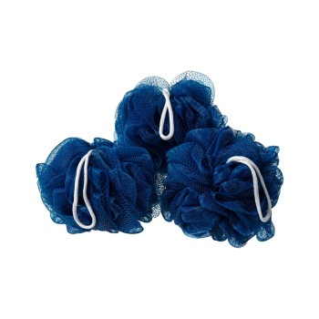 COCON Éponge de douche Bleu foncé, 3 pièces COCON Éponge de douche Bleu foncé, 3 pièces