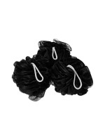 COCON Éponge de douche Noir, 3 pièces