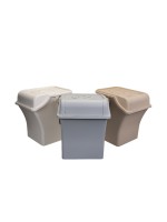 COCON Bacs de recyclage Sorto Multicolore, 3 pièces, 45 L