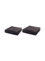 COCON Dusch-/Handtuch, anthrazit, 4er Set, 100% Baumwolle, 550g/m2, made in Portugal