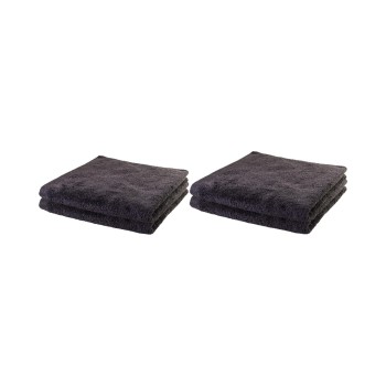 COCON Dusch-/Handtuch, anthrazit, 4er Set, 100% Baumwolle, 550g/m2, made in Portugal COCON Dusch-/Handtuch, anthrazit, 4er Set, 100% Baumwolle, 550g/m2, made in Portugal
