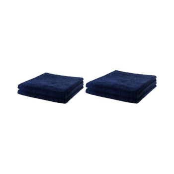 COCON Dusch-/Handtuch, marine, 4er Set, 100% Baumwolle, 550g/m2, made in Portugal COCON Dusch-/Handtuch, marine, 4er Set, 100% Baumwolle, 550g/m2, made in Portugal