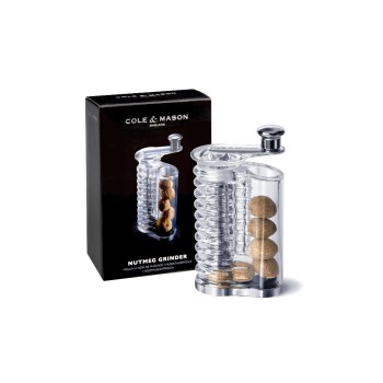 Cole&Mason Wallis Muskatmühle 145mm, transparent Cole&Mason Wallis Muskatmühle 145mm, transparent