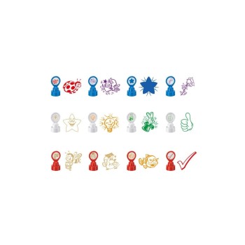 Colop Kits de tampons à motifs Design Mix 12 parties Colop Kits de tampons à motifs Design Mix 12 parties