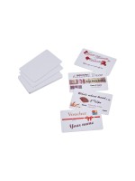 Colop Étiquettes Cartes en PVC 85.5 x 54 mm, 50 pièces