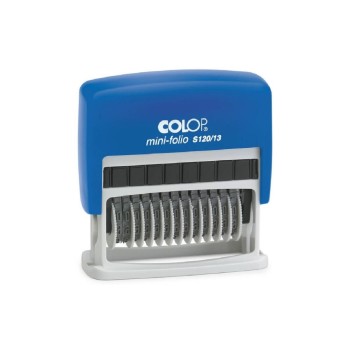Colop Tampon S120/13, 13 bandes de chiffres, noir Colop Tampon S120/13, 13 bandes de chiffres, noir
