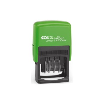 Colop Tampons dateurs et de mots Ligne verte 24 x 4 mm, noir Colop Tampons dateurs et de mots Ligne verte 24 x 4 mm, noir