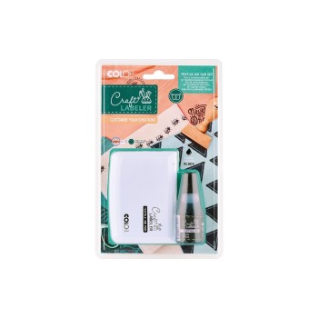 Colop Craft Printer 20 Stempelkissen Set, with Textil Fläschchen