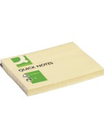 CONNECT Fiche de bloc-notes Quick Notes 76 x 102 mm, jaune