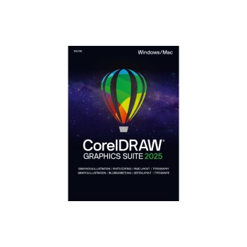 Corel CorelDraw Graphics Suite 2025, Single User, Box, Win/MAC, Voll., EN/DE Corel CorelDraw Graphics Suite 2025, Single User, Box, Win/MAC, Voll., EN/DE