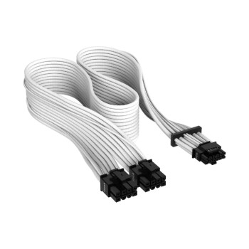 power supply Zubehör Corsair 12+4pin PCIe Gen 5, white, 12VHPWR, sleeved, 600W