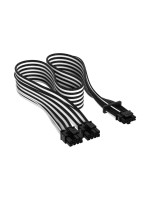 power supply Zubehör Corsair 12+4pin PCIe Gen 5, black /white, 12VHPWR, sleeved, 600W