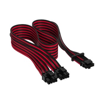 power supply Zubehör Corsair 12+4pin PCIe Gen 5, black /red, 12VHPWR, sleeved, 600W