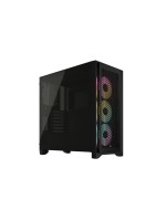 Corsair Boîtier d’ordinateur iCUE 4000D RGB Airflow Noir