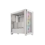 Corsair Boîtier d’ordinateur iCUE 4000D RGB Airflow Blanc