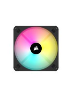 Gehäuselüfter CorsairAR120 RGB Single schwa, 120x120x25mm, 4Pin, 400-1850rpm, 10-27dBA