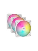 Gehäuselüfter CorsairAR120 RGB 3er weiss, 120x120x25mm, 4Pin, 400-1850rpm, 10-27dBA