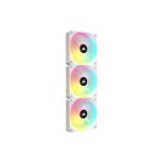 Case ventilator Corsair QX120 Starter white, 120x120x25mm, PWM, 480-2400rpm, 10-37 dBA