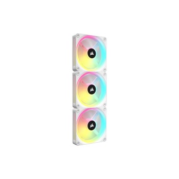 Corsair Ventilateur PC iCUE QX120 RGB Starter Kit Blanc Corsair Ventilateur PC iCUE QX120 RGB Starter Kit Blanc