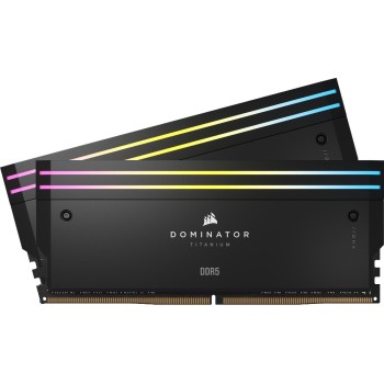 Corsair DDR5 Dom. Tit. RGB LED 64GB 2-Kit, 2x 32GB, 6600MT/s,CL32-39-39-76,1.4V,288Pin Corsair DDR5 Dom. Tit. RGB LED 64GB 2-Kit, 2x 32GB, 6600MT/s,CL32-39-39-76,1.4V,288Pin